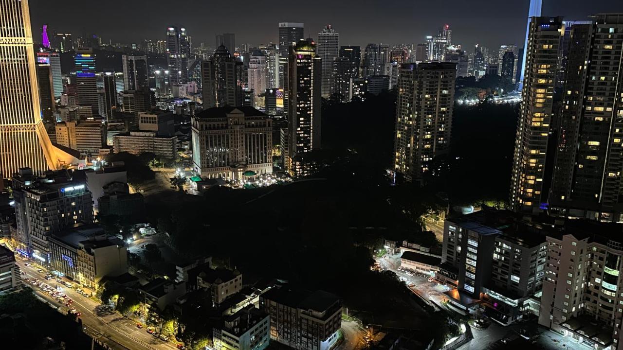 Skyline View In Bukit Bintang The Robertson 42F Daire Kuala Lumpur Dış mekan fotoğraf
