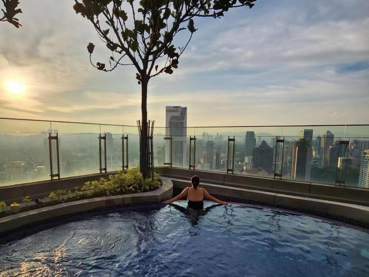 Skyline View In Bukit Bintang The Robertson 42F Daire Kuala Lumpur Dış mekan fotoğraf