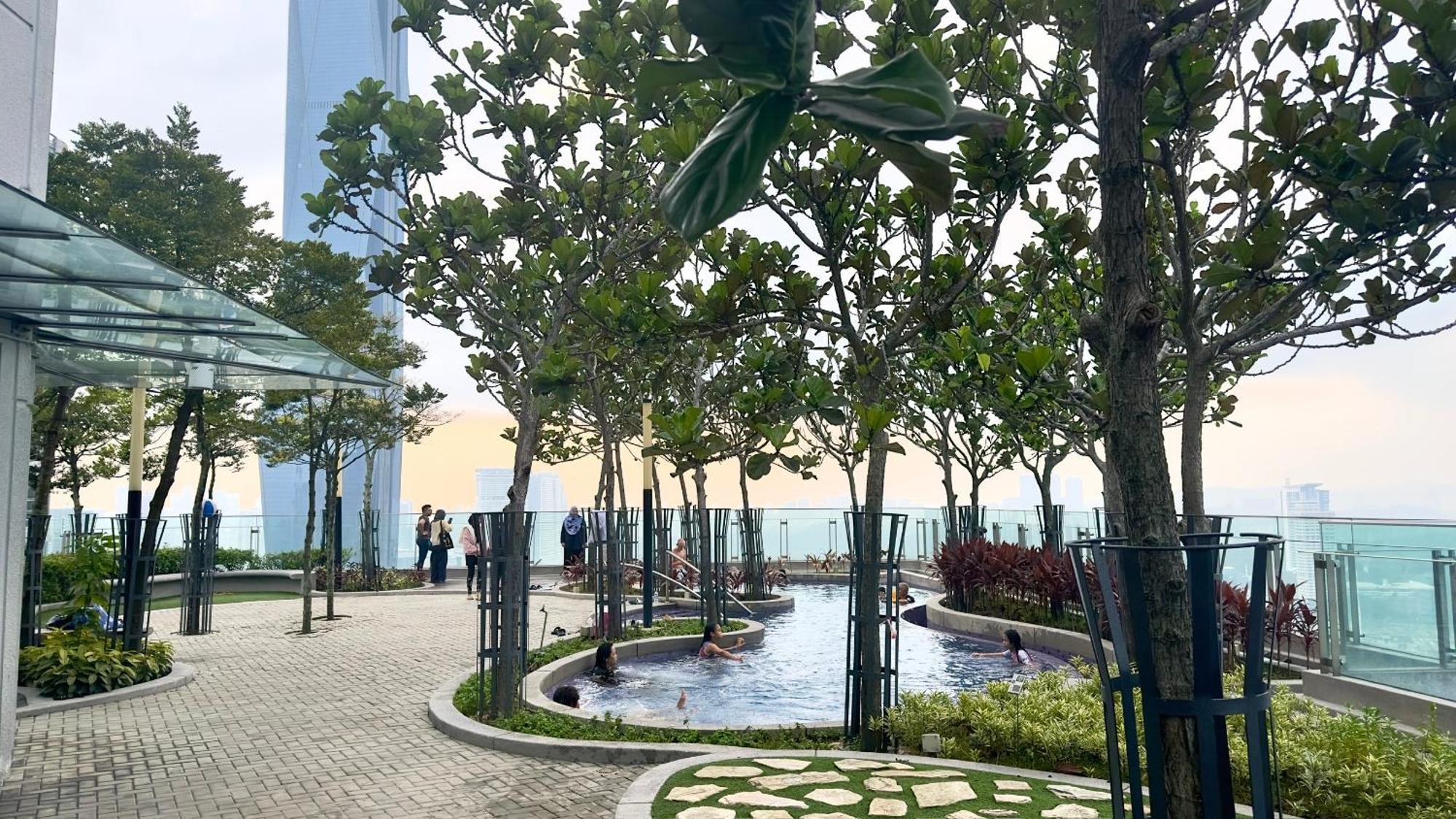 Skyline View In Bukit Bintang The Robertson 42F Daire Kuala Lumpur Dış mekan fotoğraf