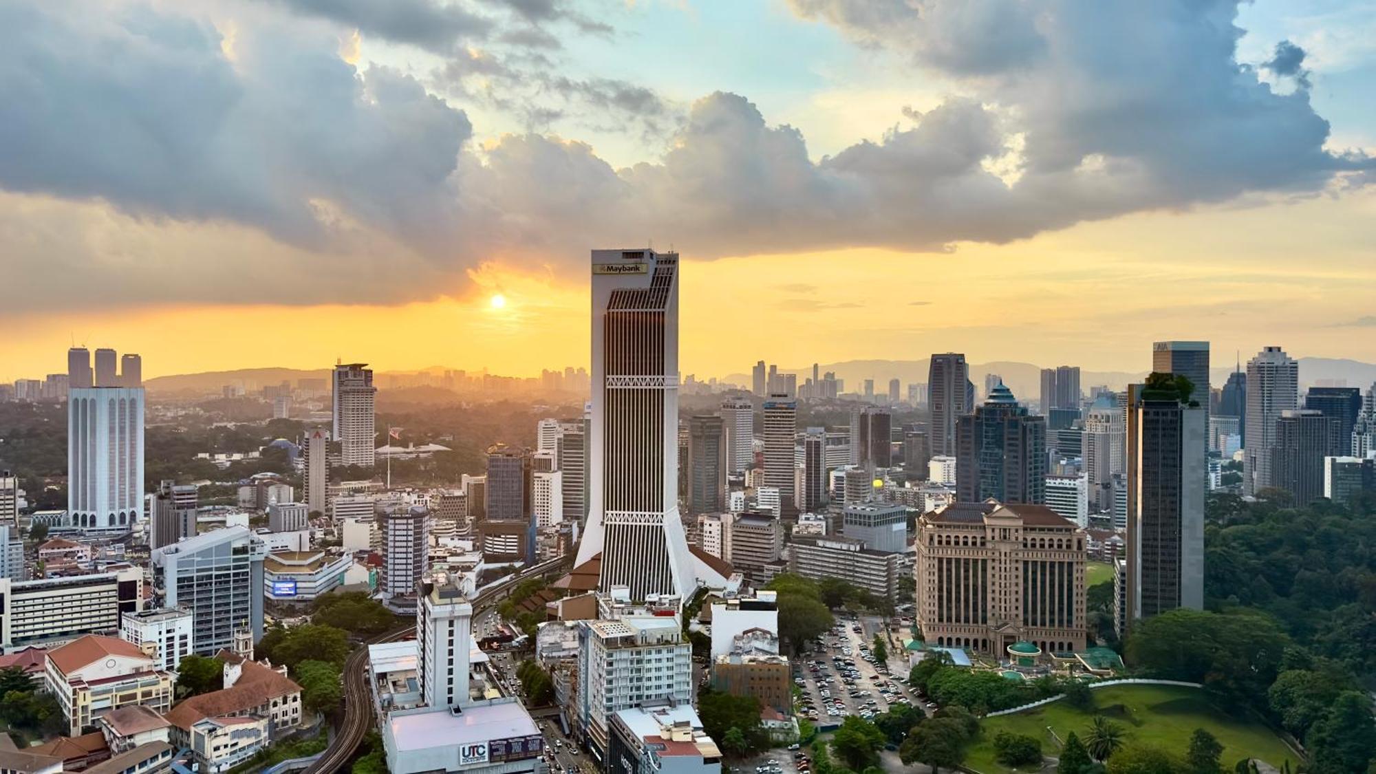 Skyline View In Bukit Bintang The Robertson 42F Daire Kuala Lumpur Dış mekan fotoğraf